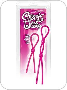 Silicone Cock Ties Pink (wd)