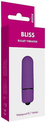 Minx Bliss Bullet Vibrator Waterproof Purple