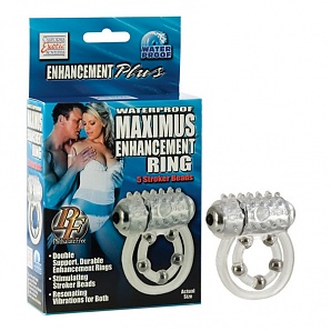 Waterproof Maximus Enhancement Ring - 5 Stroker Beads