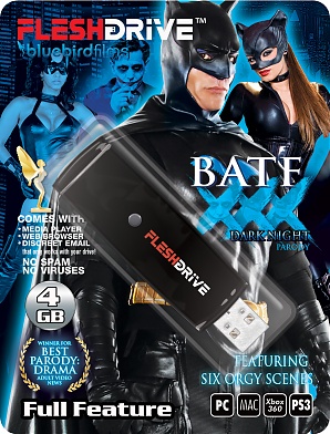 298px x 392px - Full Feature BatFxxx:Dark Knight Parody 4gb USB FLESHDRIVE (FLESH ...