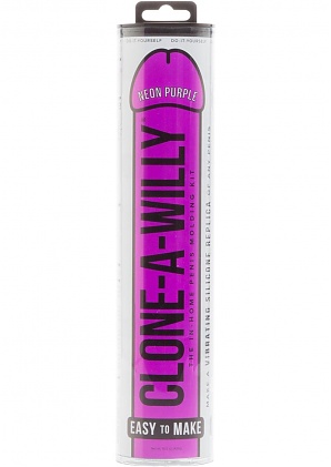 Clone A Willy Kit - Neon Purple Vibrating Dildo