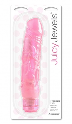 Juicy Jewels Precious Pink Dildo - 8 Inches