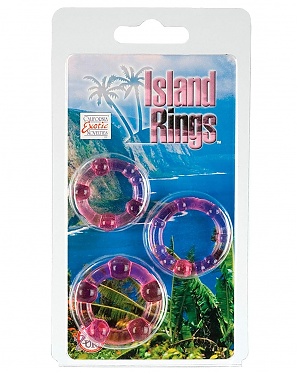 Silicone Island Rings - Pink
