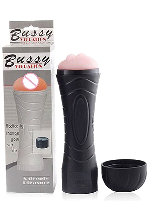 Bussy Vibrations Fleshlight Style Male Masturbator Vaginal ...