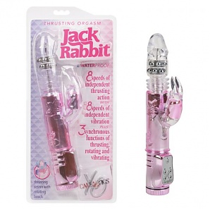 Thrusting Orgasm Jack Rabbit Vibrator - Pink