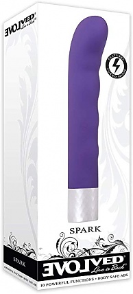 Spark G Spot Vibrator Multifunction Waterproof Purple