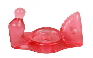 Double Play Vib. Cock Ring Pink