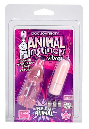 Animal Instincts Rabbit Purple
