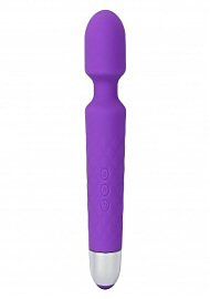 Vibrating Wireless Handheld Massager - Rechargeable Mini Magic Wand - Purple (186781.9)