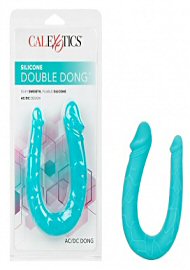 Silicone Double Penetration Silicone Dong - Teal (186838.10)
