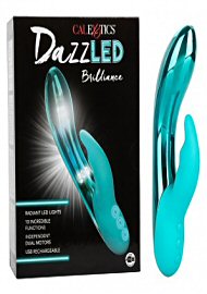 Dazzled Brilliance Led 5 Inch Vibrator - Teal (186845)