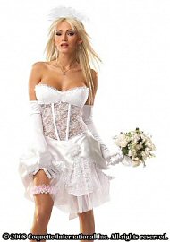 Sexy Bride White Sm/med (85552)