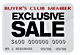 Members Only Exclusive Sales